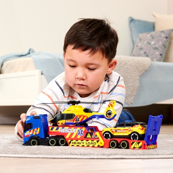 Ігровий набір Dickie Toys Транспортер рятувальних служб, зі звуком та світлом, 40 см (3717005) - Pampik - 11