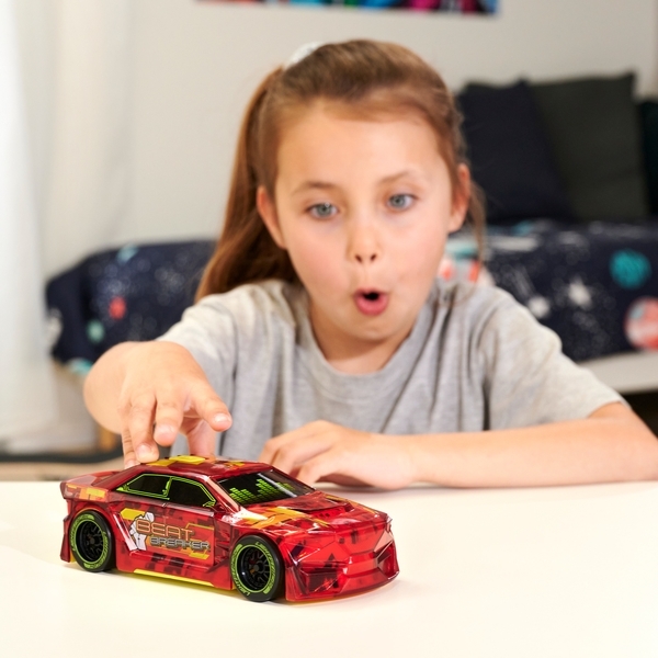 Автомобіль Dickie Toys Швидкісний біт, зі звуком та світлом, 20 см, червоний (3763010) - Pampik - 7