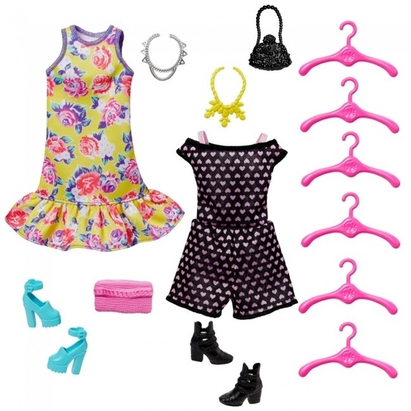 Бузкова шафа для одягу з лялькою Barbie (HJL66) - Pampik - 5