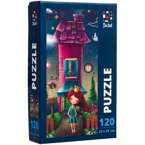 Пазли De.tail Чарівний будинок принцеси, 120 елементів (DT100-08) - Pampik