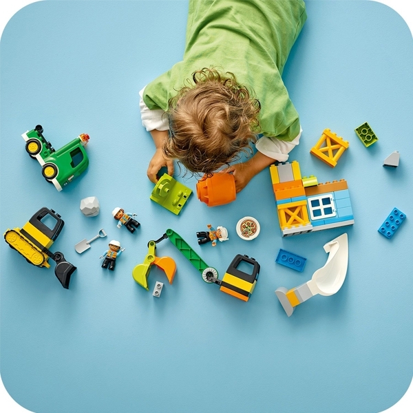 Конструктор LEGO DUPLO Будівельний майданчик, 61 деталь (10990) - Pampik - 5