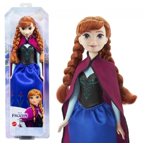 Лялька-принцеса Disney Princess Анна з м/ф Крижане серце в накидці, 29 см (HLW49) - Pampik - 6