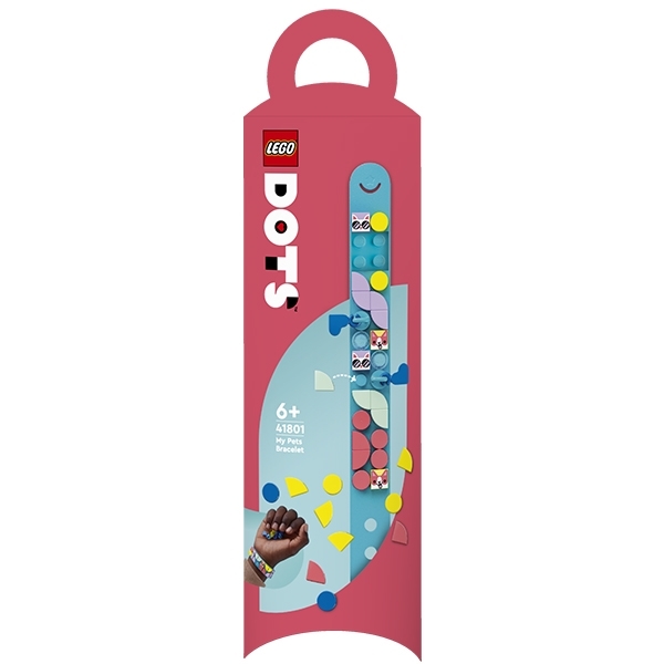Конструктор LEGO DOTs Браслет Мої домашні улюбленці, 37 деталей (41801) - Pampik
