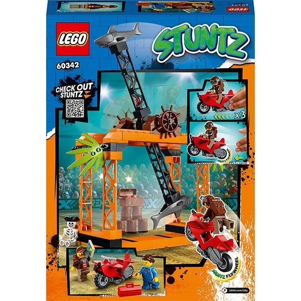 Конструктор LEGO City Stuntz Каскадерське завдання "Напад Акули", 122 деталі (60342) - Pampik - 3