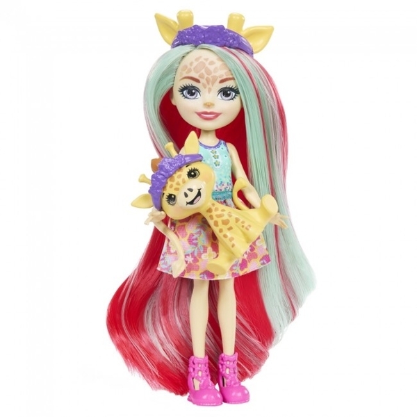 Ігровий набір Enchantimals "Гламурні зачіски Жирафи Джиліан" (HNV29) - Pampik