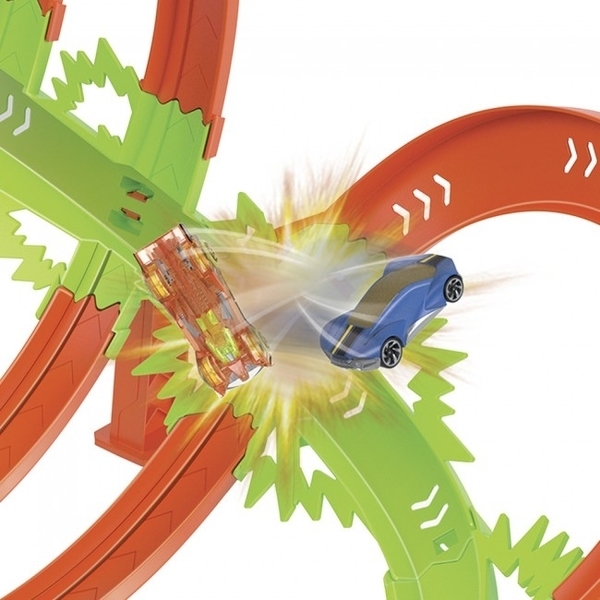 Трек Hot Wheels "Гігантська петля "Шалені зіткнення"", 33х60,5х10,5 см (HNL97) - Pampik - 6