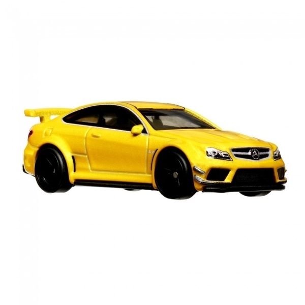 Колекційна модель Hot Wheels машинки 12 Mercedes-Benz C63 AMG Coupe Black Series серії "Преміальні автівки", 1:64 (GJT68/HKF23) - Pampik - 5