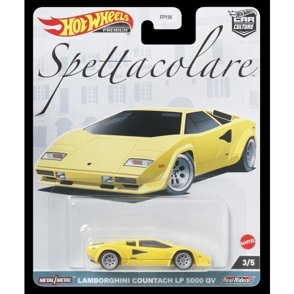 Колекційна модель Hot Wheels машинки Lamborghini Countach LP 5000 QV серії "Car Culture", 1:64 (FPY86/HKC47) - Pampik - 5