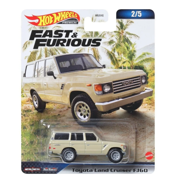 Колекційна модель Hot Wheels машинки Toyota Land Cruiser FJ60 серії "Форсаж", 1:64 (HNW46/HNW53) - Pampik - 3