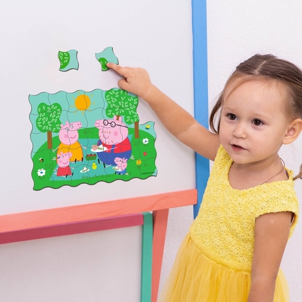 Набор магнитов Magdum Свинка Пеппа Пикник, 35 шт. (МЕ 5031-08) - Pampik - 7