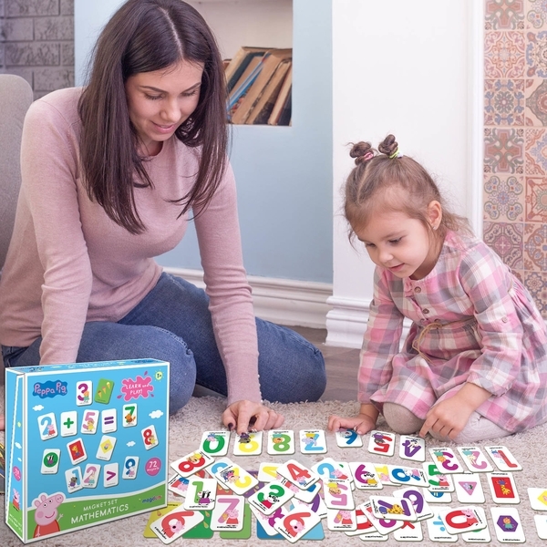 Набір магнітів Magdum Свинка Пеппа Математика, 72 шт. (МЕ 5031-11) - Pampik - 9