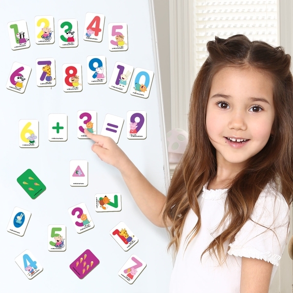 Набір магнітів Magdum Свинка Пеппа Математика, 72 шт. (МЕ 5031-11) - Pampik - 5