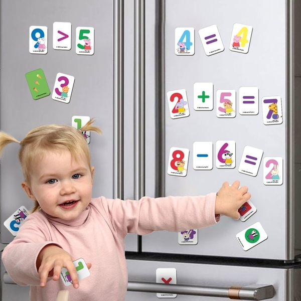 Набір магнітів Magdum Свинка Пеппа Математика, 72 шт. (МЕ 5031-11) - Pampik - 8