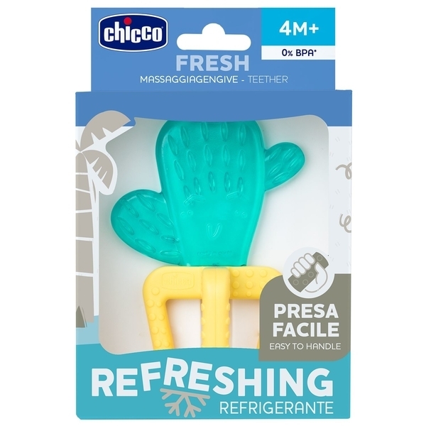 Прорізувач для зубів Chicco Кактус, різнокольоровий (28140.30) - Pampik - 6