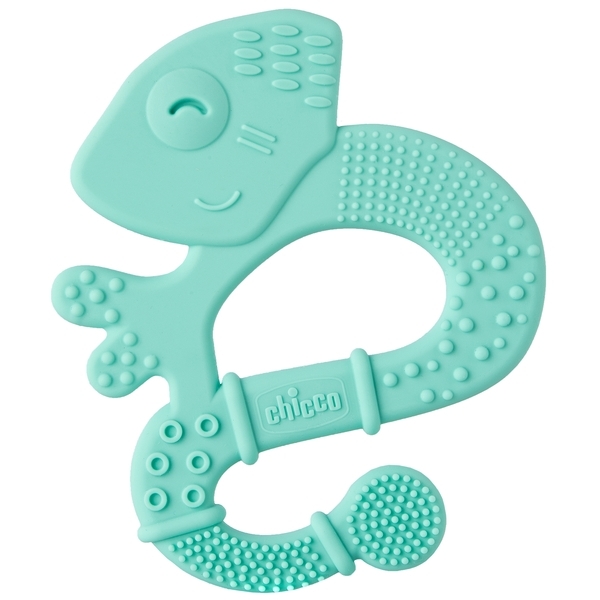 Прорезыватель для зубов Chicco Игуана, голубой (28110.20) - Pampik
