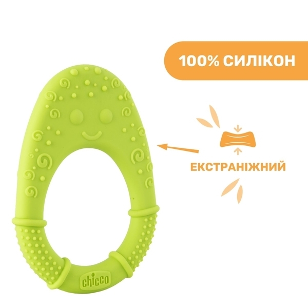 Прорізувач для зубів Chicco Курча, салатовий (28120.30) - Pampik - 5