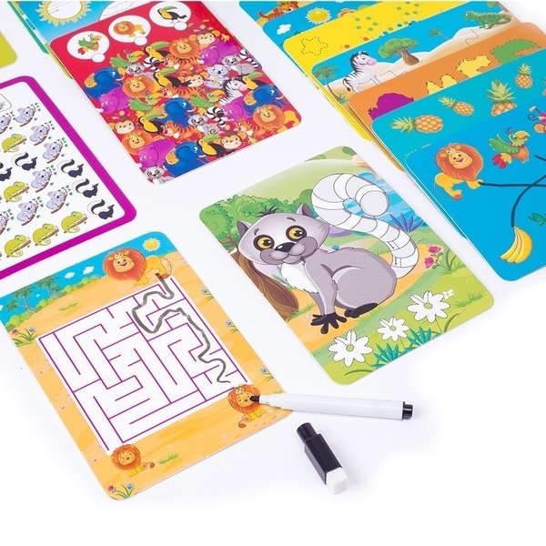 Игра настольная Vladi Toys Пиши и вытирай Зоопарк (VT5010-20) - Pampik - 5