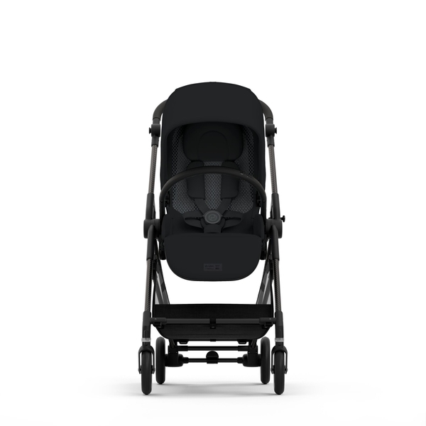Прогулянкова коляска Cybex Melio Carbon Moon Black, чорний (522002639) - Pampik - 2