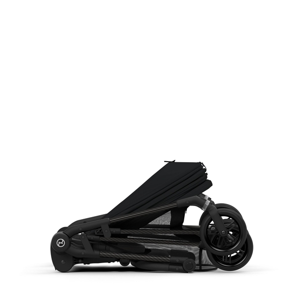 Прогулянкова коляска Cybex Melio Carbon Moon Black, чорний (522002639) - Pampik - 7