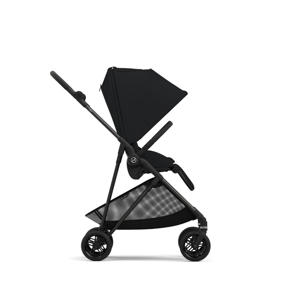Прогулянкова коляска Cybex Melio Carbon Moon Black, чорний (522002639) - Pampik - 5