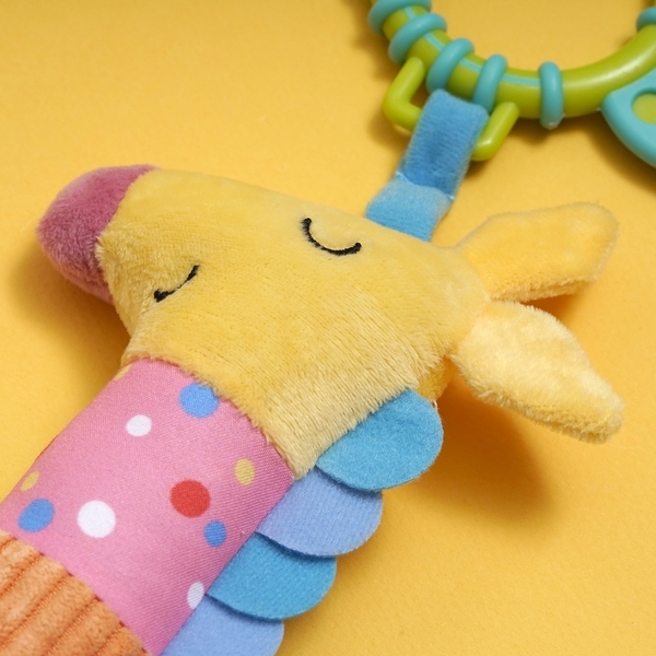 Брязкальце м'яке KS Kids з прорізувачем Жираф (KA10810-HC) - Pampik - 5