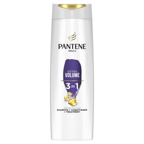 Шампунь для волосся Pantene Pro-V 3 в 1 Додатковий об'єм, 360 мл - Pampik