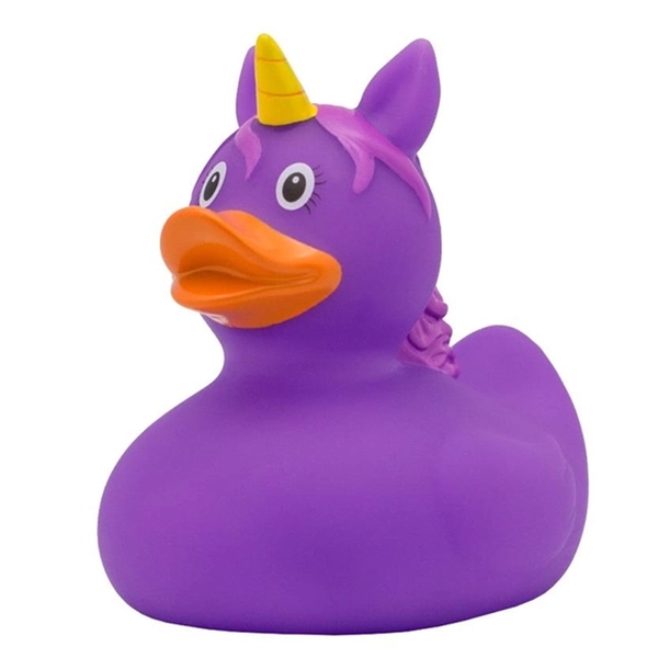 Утка Funny Ducks Единорог, фиолетовый (L2090) - Pampik