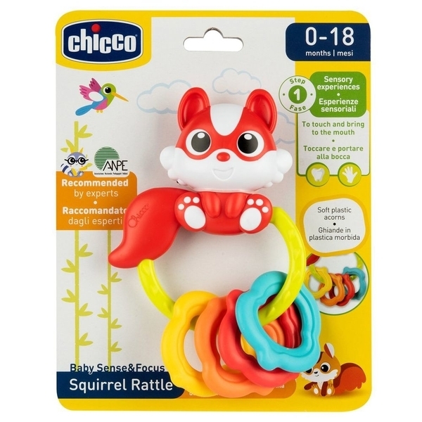 Игрушка-погремушка Chicco Белка (11594.00) - Pampik - 3