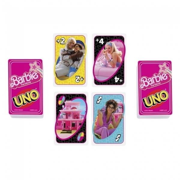 Настольная игра UNO Barbie в кино (HPY59) - Pampik - 4