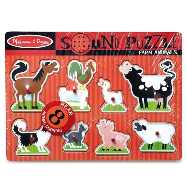 Звуковой пазл Melissa&Doug Животные на ферме (MD726) - Pampik