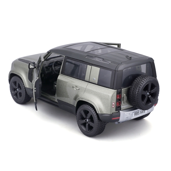 Автомодель Bburago Land Rover Defender 110 (2022), 1:24, зелений металік (18-21101) - Pampik - 4