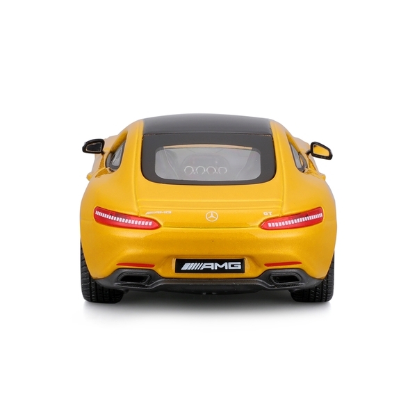 Автомодель Bburago Mercedes-Amg Gt, 1:32, желтый металлик (18-43065) - Pampik - 5