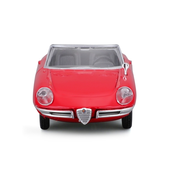 Автомодель Bburago Alfa Romeo Spider 1966, 1:32, красный (18-43047) - Pampik - 4