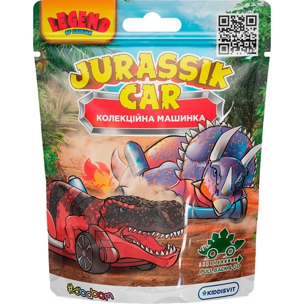 Колекційна машинка #sbabam Jurassik Car, в асортименті (13/CN23) - Pampik