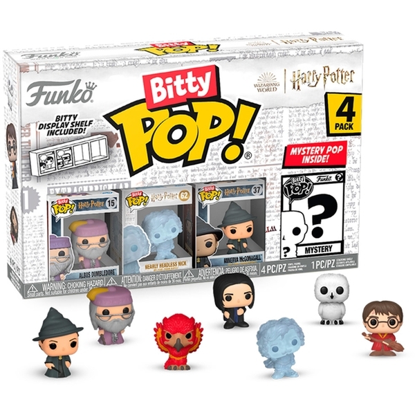 Набір фігурок Funko Bitty Pop! серії Гаррі Поттер S1, 4 фігурки, в асортименті (76338) - Pampik
