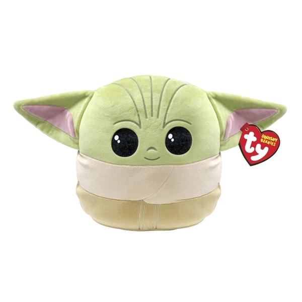 М'яка іграшка TY Squish-A-Boos Grogu, 40 см (39353) - Pampik