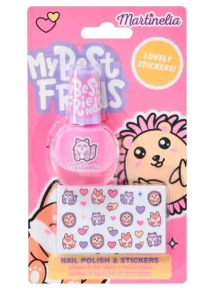 Набір лак та наклейки для нігтів Martinelia Мої найкращі друзі (11985) - Pampik - 2