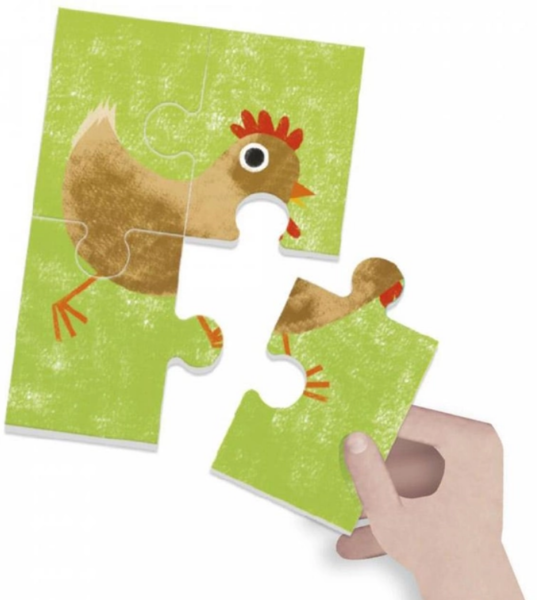 Развивающий пазл Headu Ферма 8+1 (IT20867) - Pampik - 3