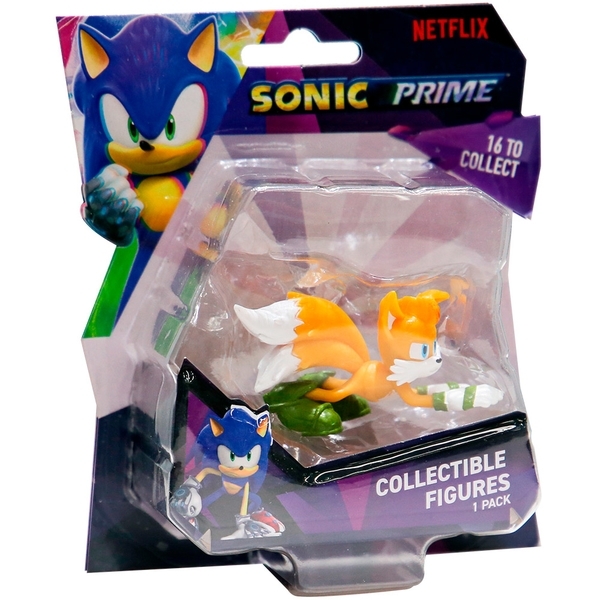 Ігрова фігурка Sonic Prime - Тейлз готовий до бою, 6,5 см (SON2010B) - Pampik