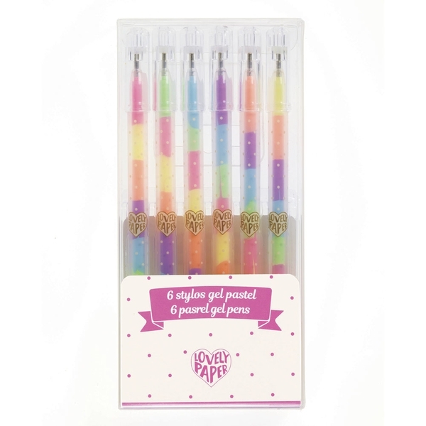 Набір пастельних гелевих ручок Djeco 6 шт (DD03758) - Pampik