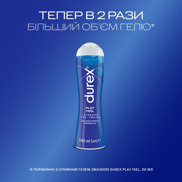 Інтимний гель-змазка Durex Play Feel, 100 мл - Pampik - 4