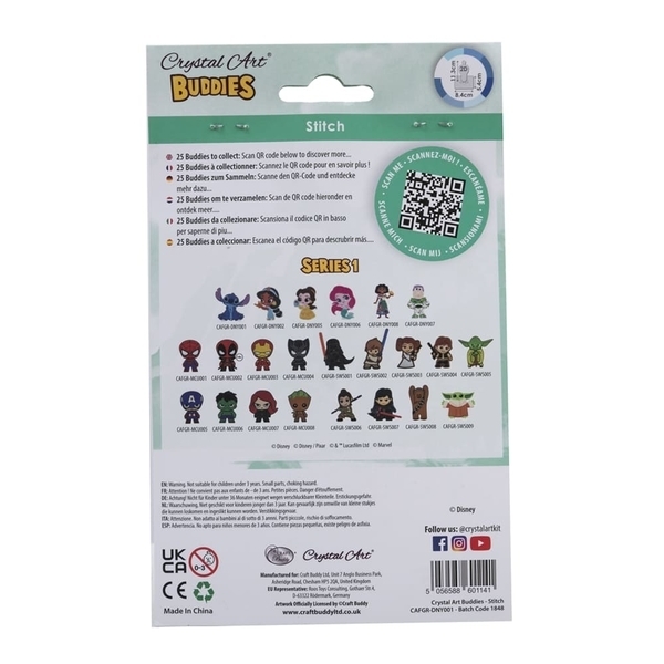 Набір для творчості Crystal Art Стич (CAFGR-DNY001) - Pampik - 6