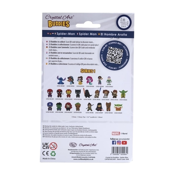 Набір для творчості Crystal Art Людина-павук (CAFGR-MCU001) - Pampik - 7