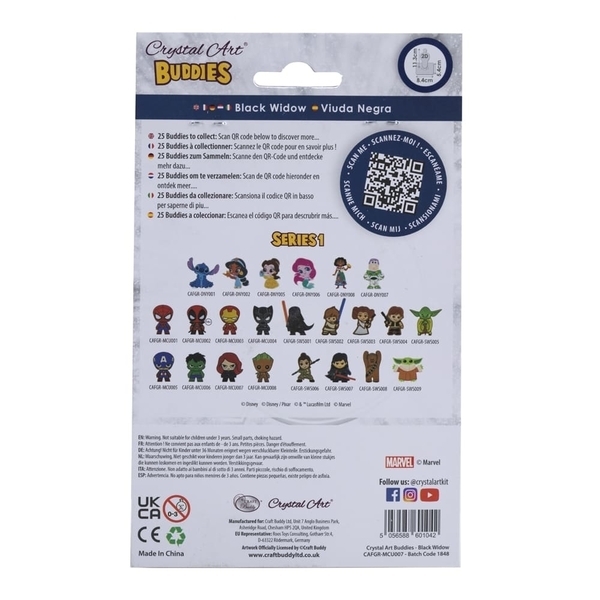 Набір для творчості Crystal Art Чорна вдова (CAFGR-MCU007) - Pampik - 7