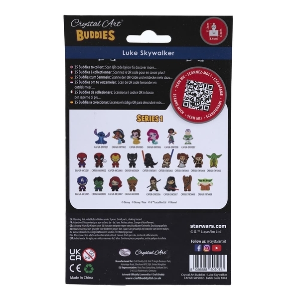 Набір для творчості Crystal Art Люк Скайвокер (CAFGR-SWS002) - Pampik - 7