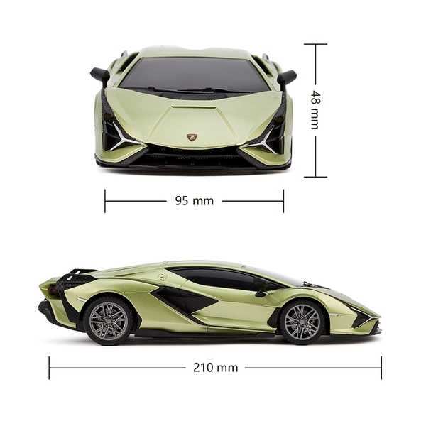 Автомобіль на радіокеруванні KS Drive Lamborghini Sian, 1:24, зелений (124GLSG) - Pampik - 5