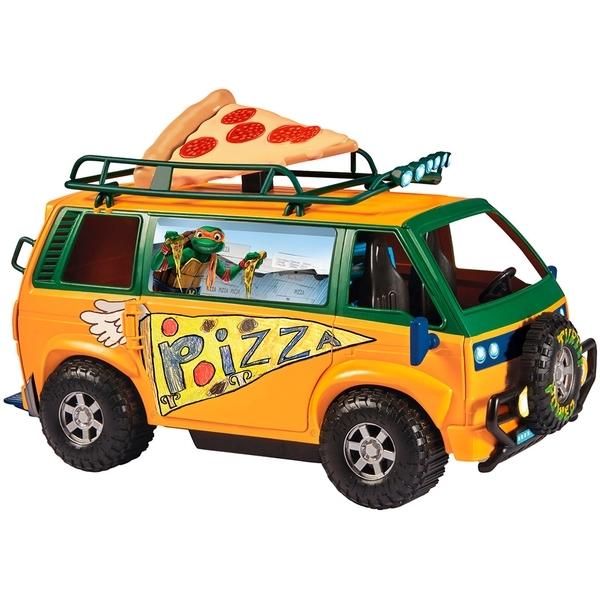 Бойова машинка TMNT Мovie III - Фургон Доставка Піци (83468) - Pampik