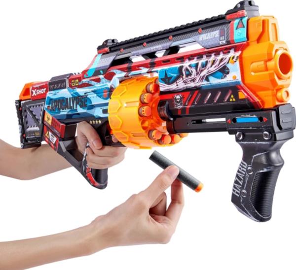 Скорострільний бластер Zuru X-SHOT Skins Last Stand Faze (16 патронів) (36518H) - Pampik - 3