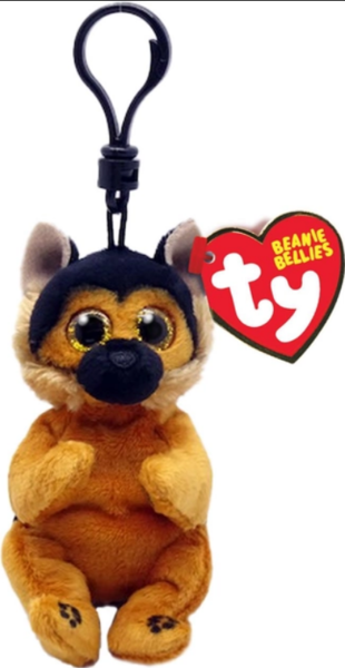 М'яка іграшка TY Beanie Bellies Німецька вівчарка Ace, 12 см (43110) - Pampik