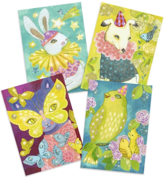 Художественный комплект Djeco рисование цветным песком Волшебный карнавал (DJ09524) - Pampik - 3